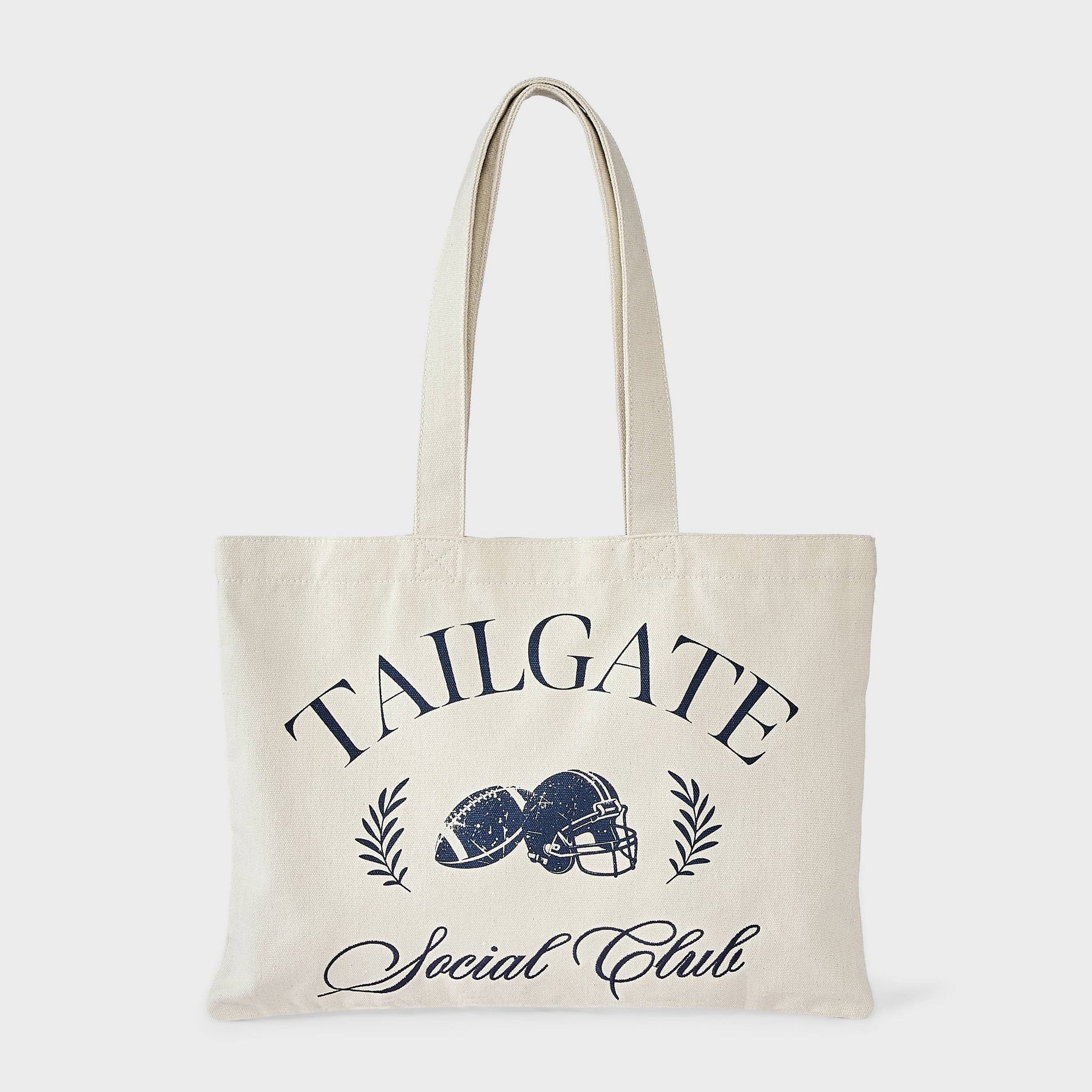 Collegiate Tail Gate Social Club Magazine Tote Bag - Universal Thread™ Cream