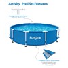 Funsicle Outdoor Activity Round Frame Above Ground Swimming Pool Set - image 3 of 4