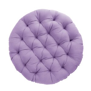 Suede Outdoor Round Papasan Chair Cushion - Sorra Home - 1 of 3