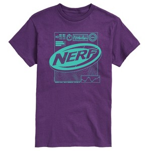 Men's - NERF - Nerf Green Stats Short Sleeve Graphic T-Shirt - 1 of 3