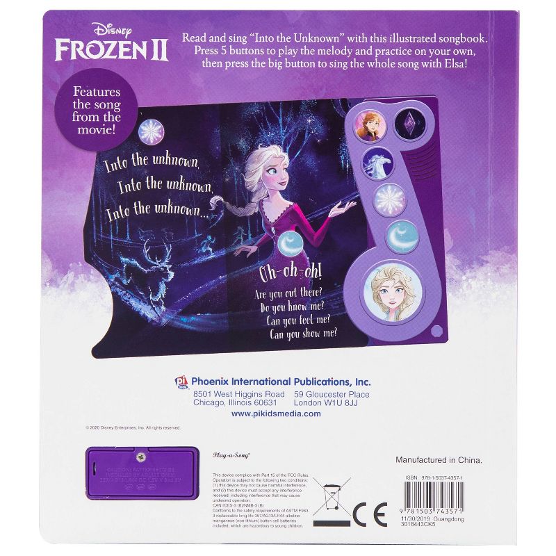 Disney Frozen 2&#160; Into the Unknown&#160;Little Music Note (Sound Book) (Board Book), 4 of 7