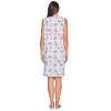 Casual Nights Women's Floral Embroidered/Lace Trim Sleeveless Nightgown - 4 of 4