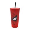 Spider-Man Mask & Logo Red 24 Oz Rhinestone-Studded Plastic Cup - 4 of 4