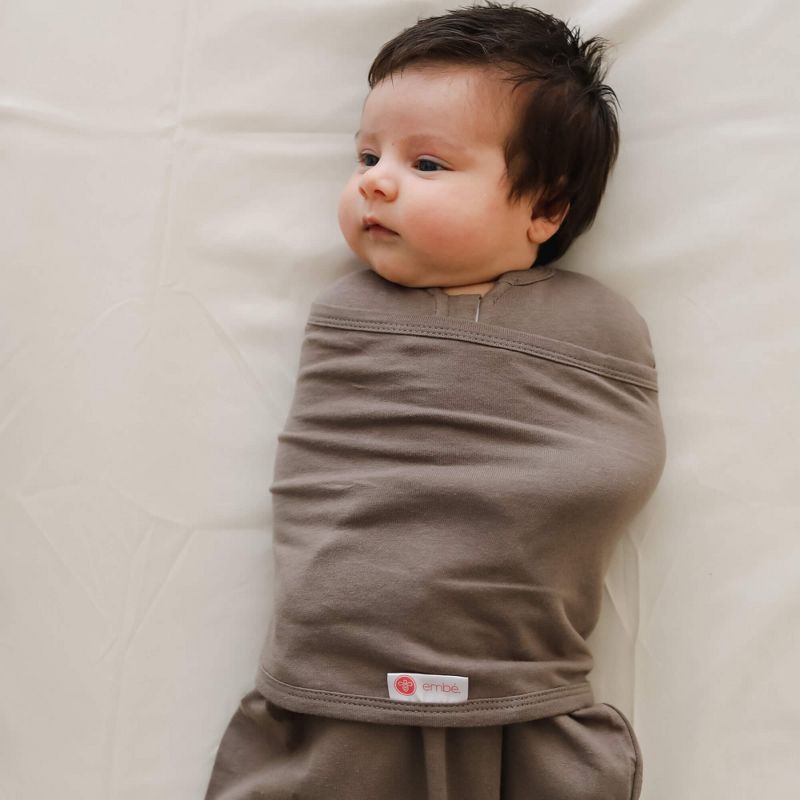 embe Newborn Swaddle Wrap (0-3 months) Arms-In, Legs-In/Legs-Out, 2 of 6