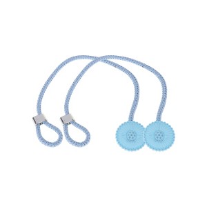 Unique Bargains Ferris Wheel Retractable Buckle Rope Curtain Tie Polyester Plastic 2 Pcs - 1 of 4