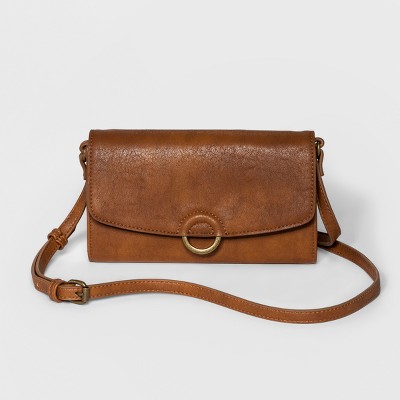 Ring Mini Crossbody Bag - Universal Thread™ Cognac