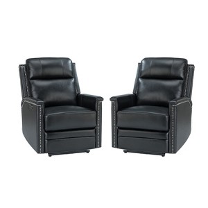 Set of 2 Ottfried Genuine Leather Power Recliner| ART OF LIVING DESIGNS - 1 of 4