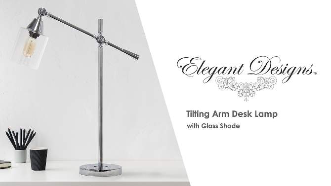 Tilting Arm Table Lamp - Elegant Designs, 2 of 11, play video