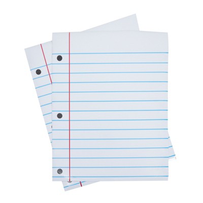 Bright Creations 2 Sheets Magnetic Notebook Paper, Dry Erase Boards Classroom Pack (22 x 17 in)
