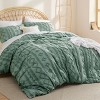 3 Pieces Boho Duvet Cover Set for All Seasons Soft Shabby Chic Embroidery Boho Bedding - 2 of 4