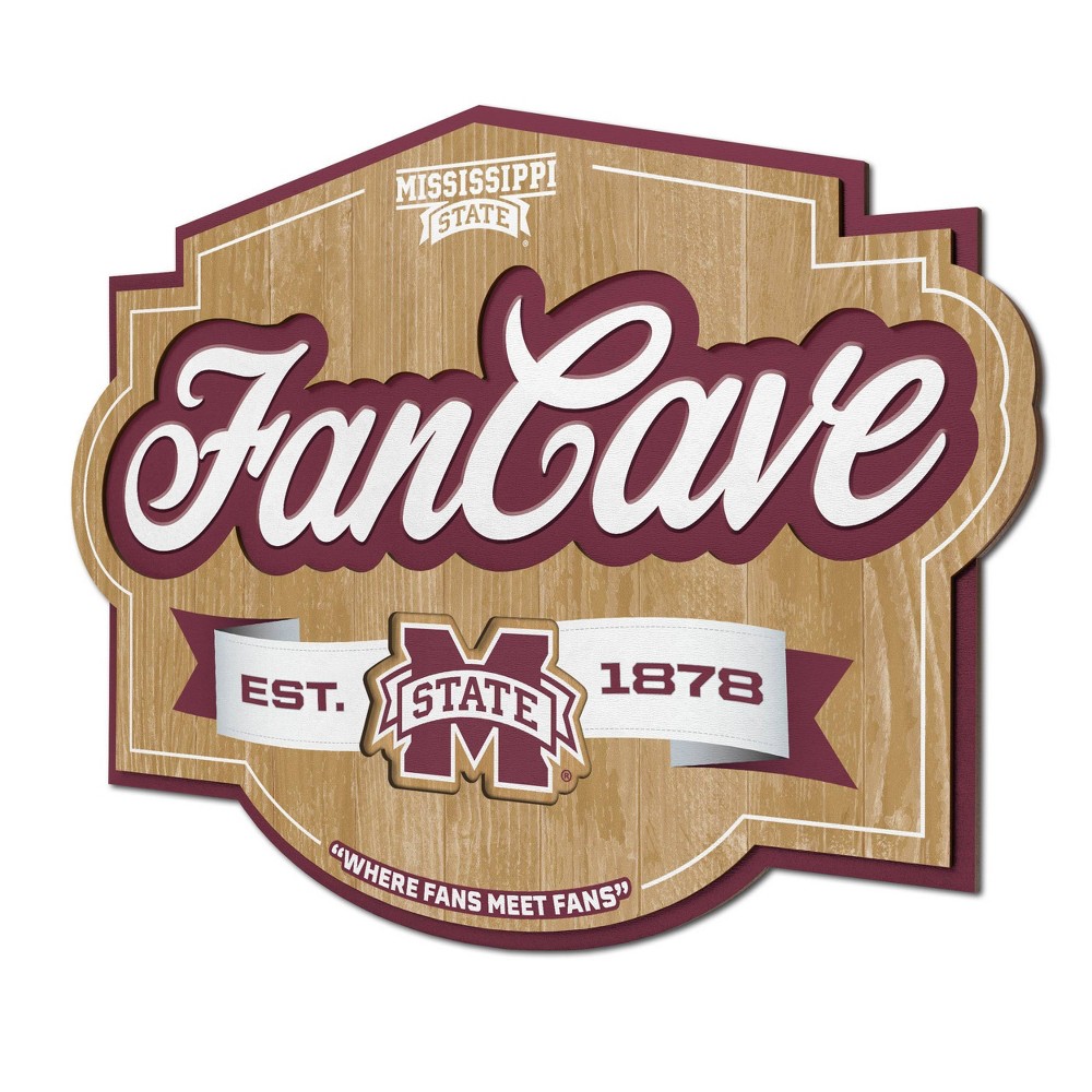 Photos - Coffee Table NCAA Mississippi State Bulldogs Fan Cave Sign