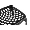 Sapphtopaz Outdoor Patio Furniture Bistro Set Patio Aluminum Hollow Design Bar Lounge Table and Chairs Set for Small Garden, Outdoor, Terrace - 3 of 4