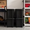 IRIS USA Heavy-Duty Durable Stackable Storage Containers, Utility Totes with Easy-Grip Handles - 2 of 4