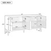 Bella Depot 63''W Storage Cabinet Sideboard Wooden Cabinet - 4 of 4