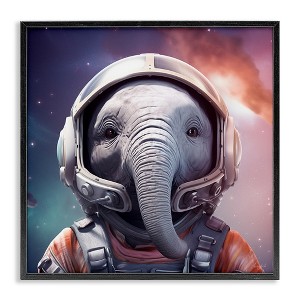 Stupell Industries Astronaut Elephant Portrait, 24" x 24" - 1 of 4
