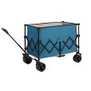 Beach Wagon,Collapsible Wagon 220lbs Heavy Duty 300L Folding Utility Garden Cart with Big All-Terrain Beach Wheels - 2 of 4