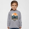 The Juniper Shop Yellowstone National Park Badge Toddler Long Sleeve Tee - 3 of 4