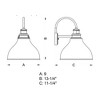 Vaxcel Delano 1 - Light Wall Light in  Oil Burnished Bronze - 2 of 4