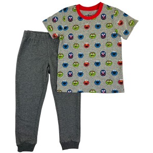 Sesame Street Toddler Boys' 2-Piece T-Shirt and Jogger Set - 1 of 3