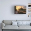 Mohamed Kazzaz  'Cathacdrale Notre Dame De Paris' Canvas Art - 3 of 4