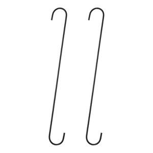 Unique Bargains High Manganese Steel Extra Long S-shaped Hooks and Hangers 2 Pcs - 1 of 4