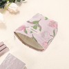 Unique Bargains Vintage Tulip Makeup Bag 1 Pc - 3 of 4