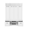CAVINAS Hall Tree with 7 Hooks Modern Coat Rack with Open Shelves, Storage Bench and Shoe Rack for Entryway - 4 of 4