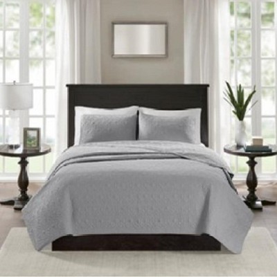 NicBex Reversible Comforter Set Casual Bedding Set Quilt Set with Patterned Quilting 1 Quilt, 2 Pillow Shams, Machine Washable