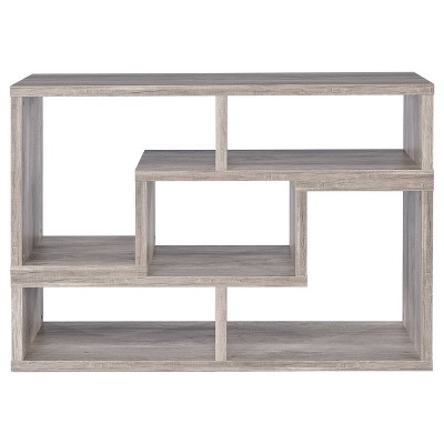 Pearl Silver Geometric Modular Bookcase TV Stand