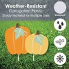 Big Dot of Happiness Little Pumpkin - Yard Sign and Outdoor Lawn Decorations - Fall Birthday Party or Baby Shower Yard Signs - Set of 8 - 3 of 4