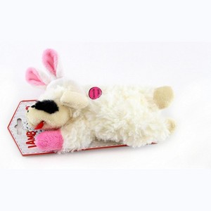Multipet Lamb Chop Easter Bunny Ears 6" With Squeaker - 1 of 3