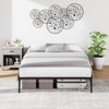 coucheta Metal Bed Frame, Platform Base with Wrought Rod Design,No Box Spring Required,Sturdy Foundation with Under-Bed Storage Space, Easy Assembly - 3 of 4