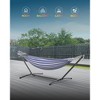 Mastgoal Brazilian Hammock with Adjustable Stand- Stylish Hammock Bed w/Storage Bag, 600lb Capacity - 3 of 4