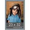 PosterPalooza | Photo Size Textured Blue Picture Frame - UV Acrylic, Foam Board Backing, Hanging Hardware - 2 of 4