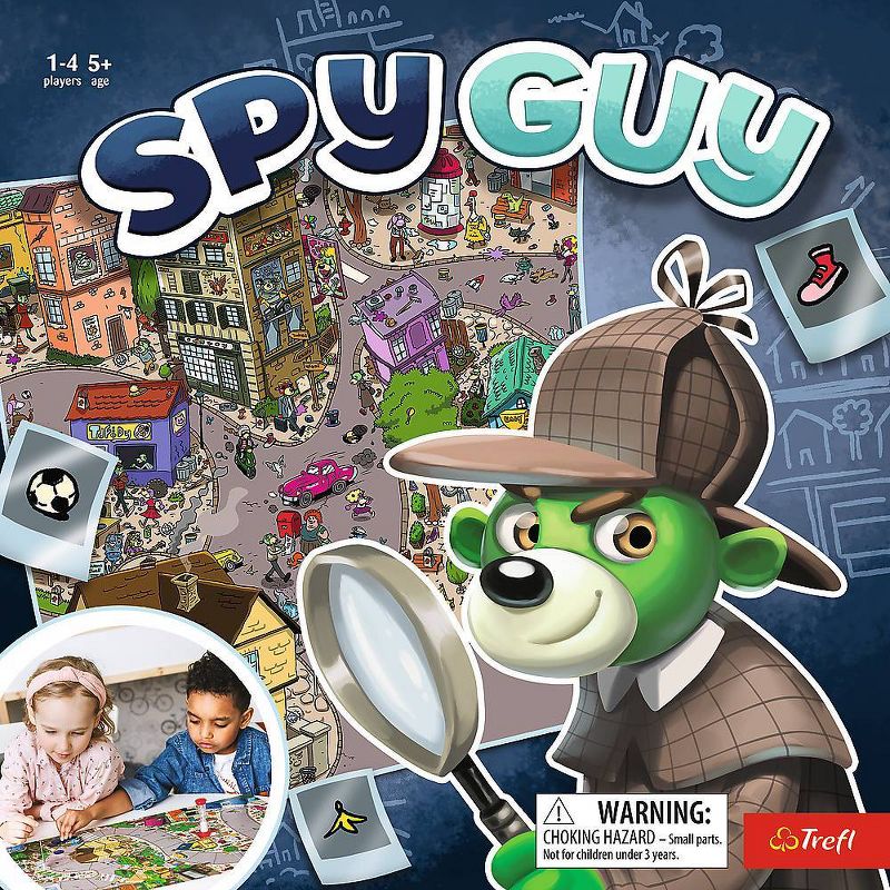 Trefl GamesSpy Guy Game: Cooperative Mystery, 3+ Feet Board, Clue-Finding, 1-4 Players, Creative Thinking, 1 of 6