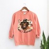 Simply Sage Market Women's  Garment Dyed Graphic Sweatshirt I Mean Boo Longhorn Cow - 3 of 4
