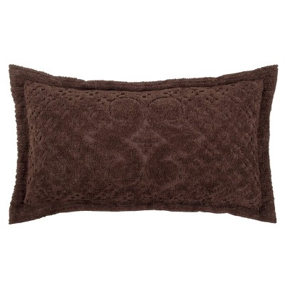 Ashton Collection 100% Cotton Soft & Breathable Chenille Tufted Medallion Design Pillow Shams, Luxurious All-Season, Machine Washable – Better Trends