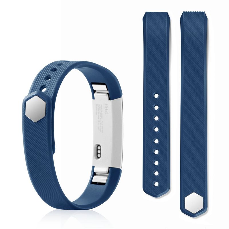 Zodaca Wristband Band For Fitbit Alta/Alta HR, Dark Blue Size S Small, 2 of 5