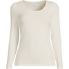 Lands' End Women's Long Sleeve Lightweight Jersey Scoop Neck T-Shirt - 3 of 3