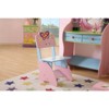 FONTOI Kids Dressing Table with Chair, Fairy Girls Vanity Table for Girls, Pink, 15.35"*47.24"*26.77" - 3 of 4