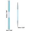 Unique Bargains Acrylic Nylon Gel Polish Dotting Painting Nail Art Liner Brushes Blue 1 Pc - 4 of 4