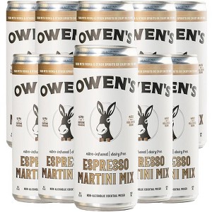 Owen’s Craft Mixers | Espresso Martini | Handcrafted in the USA with Premium Ingredients | Vegan & Gluten-Free Soda Mocktail and Cocktail Mixer - 1 of 4