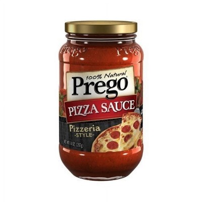 Prego Pizza Sauce, Pizzeria Style, 14-ounce Jars (Pack of 3)