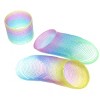 JuzToys 12pcs Magic Rainbow Walking Spring Toy – 3" Classic Novelty Spiral Toy, Colorful Plastic Coil Fidget Toys for Kids - 3 of 4