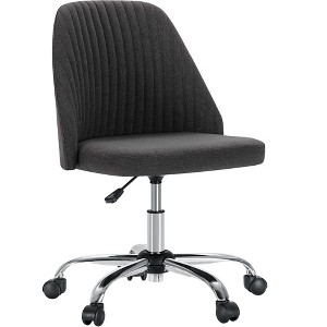 DOMETOUR Home Office Desk Chair Dark Grey - Adjustable Rolling Chair - 1 of 4