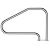 Costway Pair of Swimming Pool Hand Rail 49'' Stainless Steel Pool Stair Rail w/Base Plate - 4 of 4
