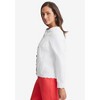 Jessica London Women's Plus Size Scalloped Denim Jacket - 4 of 4