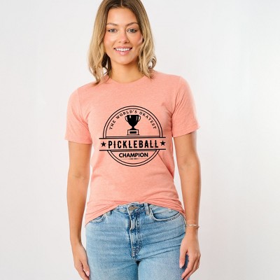 Simply Sage Market The World's Okayest Pickleball Champ Short Sleeve Tee