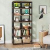Tribesigns 76.77" 6-Tier Corner Etagere Bookshelf - 3 of 4