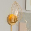 River of Goods 28.75" Theo Leaf Shade Plug-In Wall Sconce : Contemporary Metal Dome Light Fixture, UL Listed - 3 of 4
